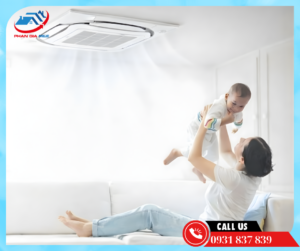 Read more about the article Cách sử dụng máy lạnh cho trẻ em an toàn – Hướng dẫn khoa học giúp bé khỏe mạnh, ngủ ngon