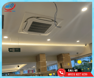 Read more about the article Điều hòa âm trần là gì? Ưu điểm, nhược điểm và có nên lắp không?